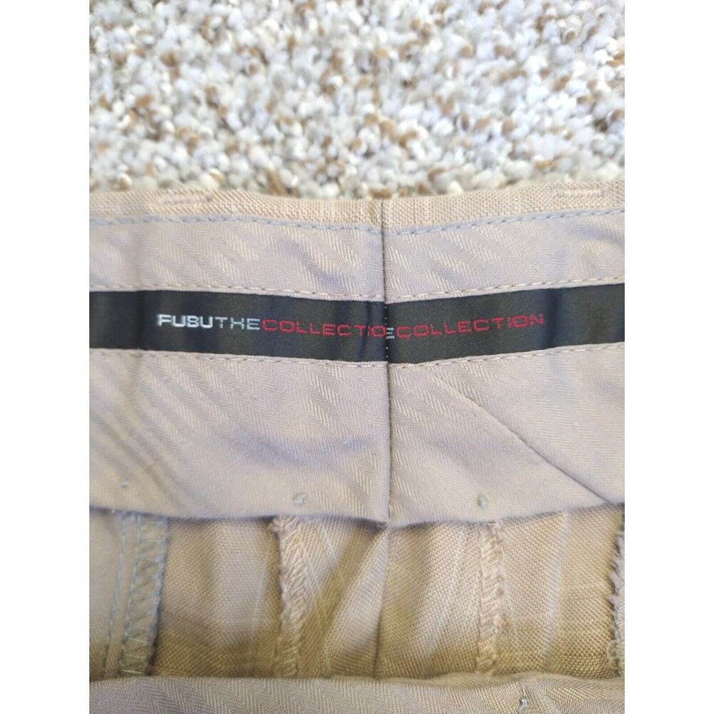 FUBU THE COLLECTION MENS CUFFED Chino PANTS Plaid SIZE 39R - Picture 5 of 10